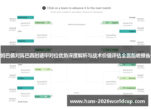 姆巴佩对阵巴西时德甲对位优势深度解析与战术价值评估全面前瞻报告